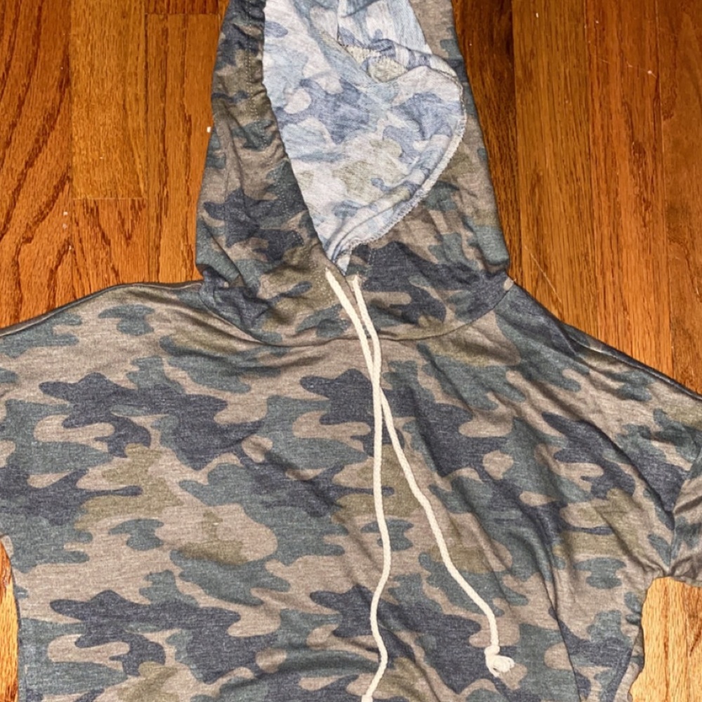 Camo sweater